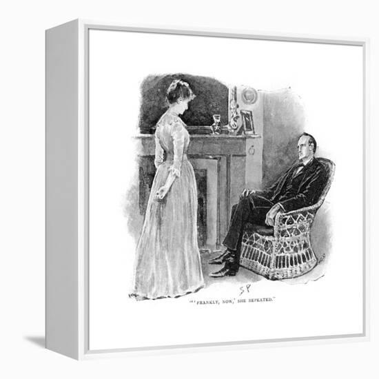 Holmes and Mrs. St. Clair-Sidney Paget-Framed Premier Image Canvas