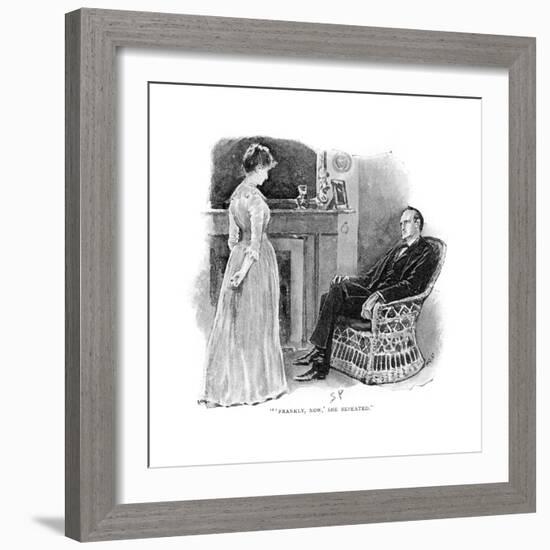 Holmes and Mrs. St. Clair-Sidney Paget-Framed Giclee Print