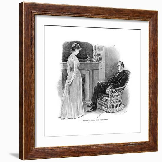 Holmes and Mrs. St. Clair-Sidney Paget-Framed Giclee Print