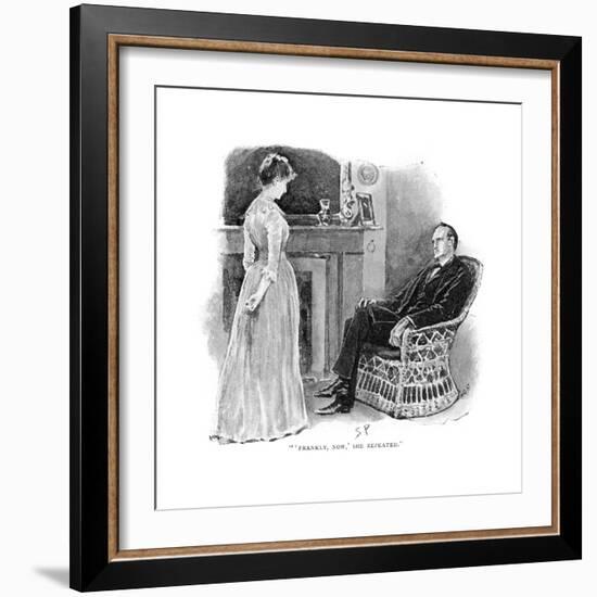 Holmes and Mrs. St. Clair-Sidney Paget-Framed Giclee Print