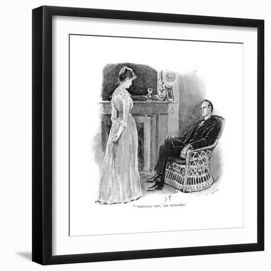 Holmes and Mrs. St. Clair-Sidney Paget-Framed Giclee Print