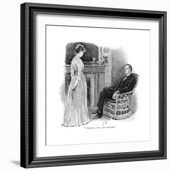 Holmes and Mrs. St. Clair-Sidney Paget-Framed Giclee Print