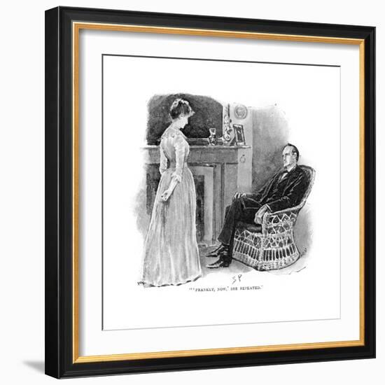 Holmes and Mrs. St. Clair-Sidney Paget-Framed Giclee Print