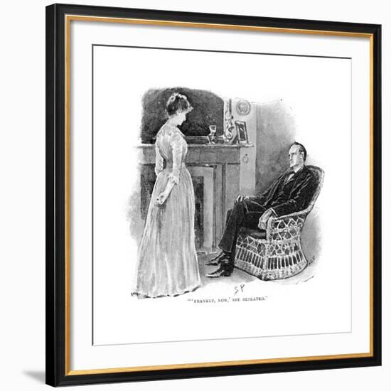 Holmes and Mrs. St. Clair-Sidney Paget-Framed Giclee Print