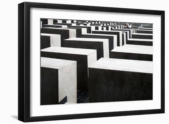 Holocaust Memorial Berlin-Felipe Rodriguez-Framed Photographic Print