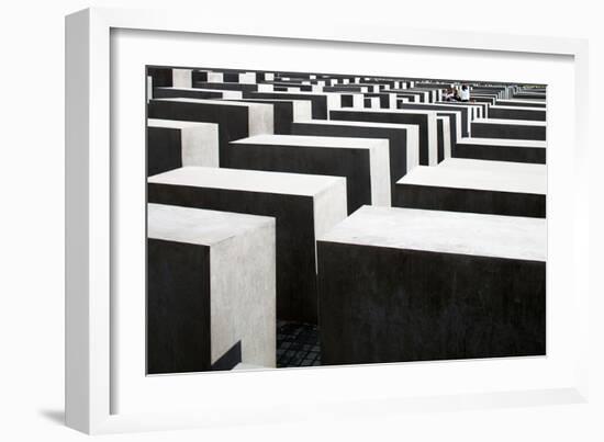 Holocaust Memorial Berlin-Felipe Rodriguez-Framed Photographic Print