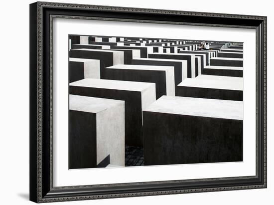 Holocaust Memorial Berlin-Felipe Rodriguez-Framed Photographic Print