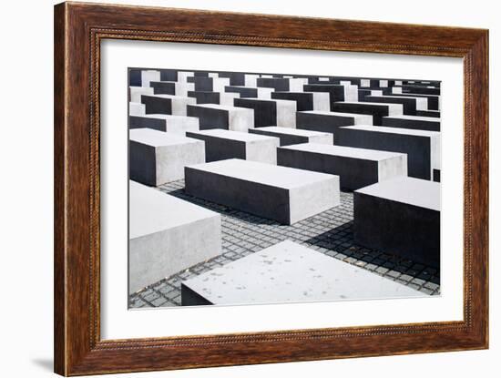 Holocaust Memorial Berlin-Felipe Rodriguez-Framed Photographic Print