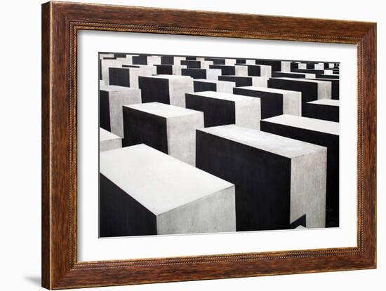 Holocaust Memorial Berlin-Felipe Rodriguez-Framed Photographic Print