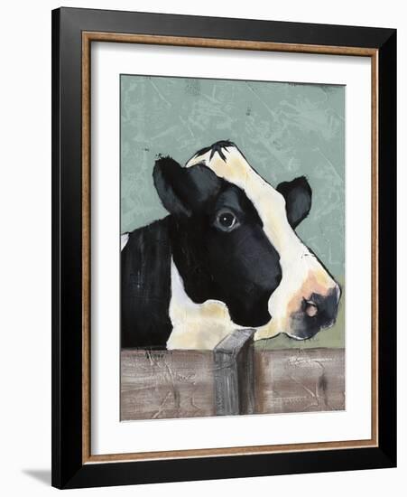 Holstein Cow I-Jade Reynolds-Framed Art Print