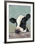 Holstein Cow II-Jade Reynolds-Framed Art Print