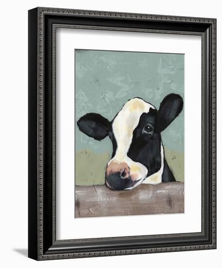 Holstein Cow II-Jade Reynolds-Framed Premium Giclee Print