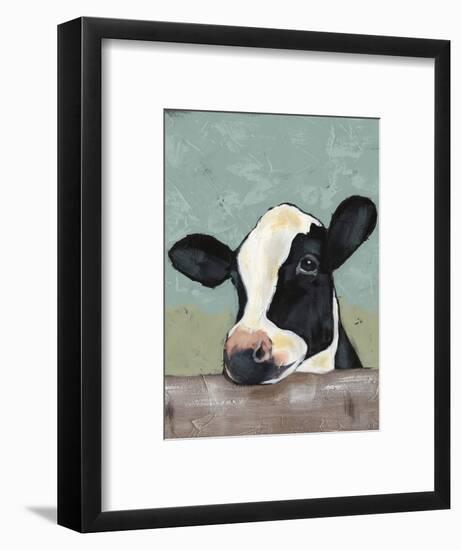 Holstein Cow II-Jade Reynolds-Framed Art Print