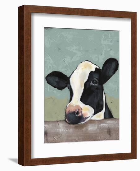 Holstein Cow II-Jade Reynolds-Framed Art Print