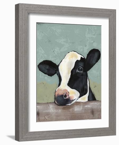 Holstein Cow II-Jade Reynolds-Framed Art Print