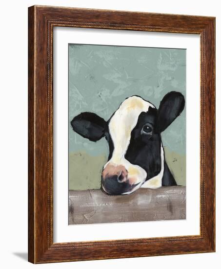 Holstein Cow II-Jade Reynolds-Framed Art Print