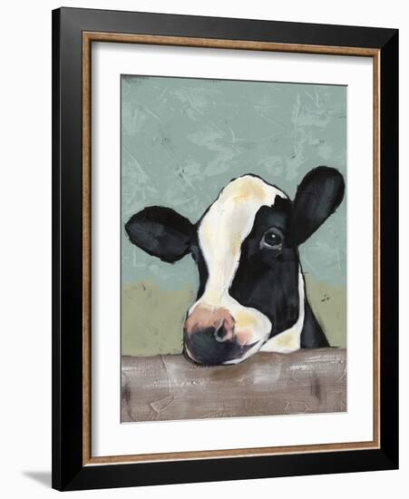 Holstein Cow II-Jade Reynolds-Framed Art Print