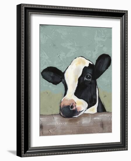 Holstein Cow II-Jade Reynolds-Framed Art Print