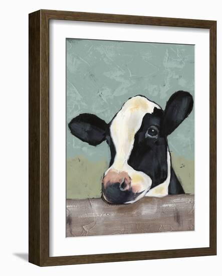 Holstein Cow II-Jade Reynolds-Framed Art Print