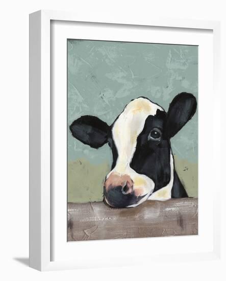 Holstein Cow II-Jade Reynolds-Framed Art Print