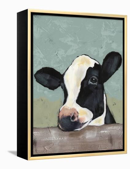 Holstein Cow II-Jade Reynolds-Framed Stretched Canvas