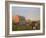 Holstein dairy cows outside a barn, Boyd, Wisconsin, USA-Chuck Haney-Framed Photographic Print