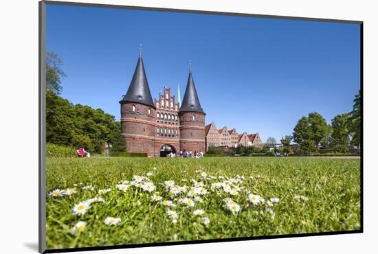 Holstentor, Lübeck, Baltic coast, Schleswig-Holstein, Germany-Sabine Lubenow-Mounted Photographic Print