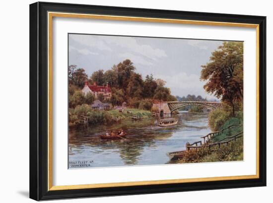 Holt Fleet, Nr Worcester-Alfred Robert Quinton-Framed Giclee Print