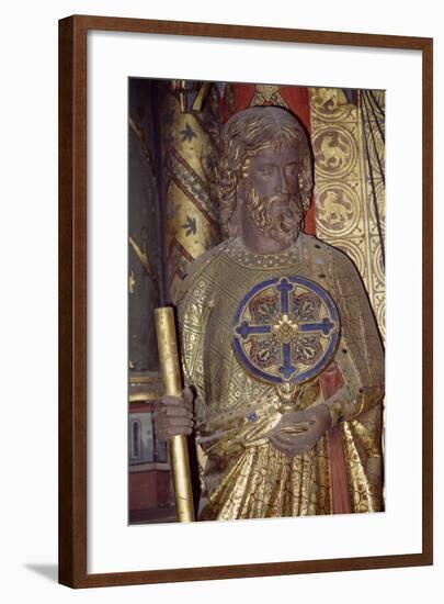 Holy Apostle, Wooden Relief from the Upper Chapel of the Holy Chapel, Paris, Ile-De-France, France-null-Framed Giclee Print
