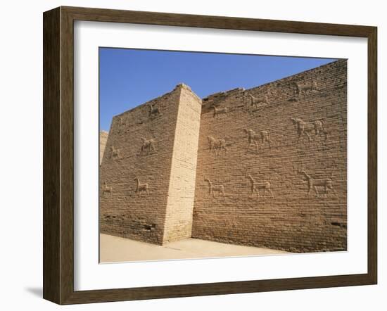 Holy Bull, Babylon, Iraq, Middle East-Nico Tondini-Framed Photographic Print