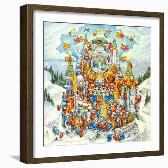 Holy Cats Do Christmas-Bill Bell-Framed Giclee Print