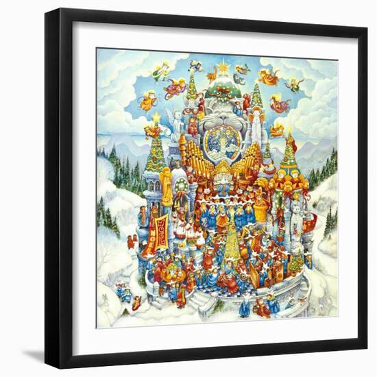 Holy Cats Do Christmas-Bill Bell-Framed Giclee Print