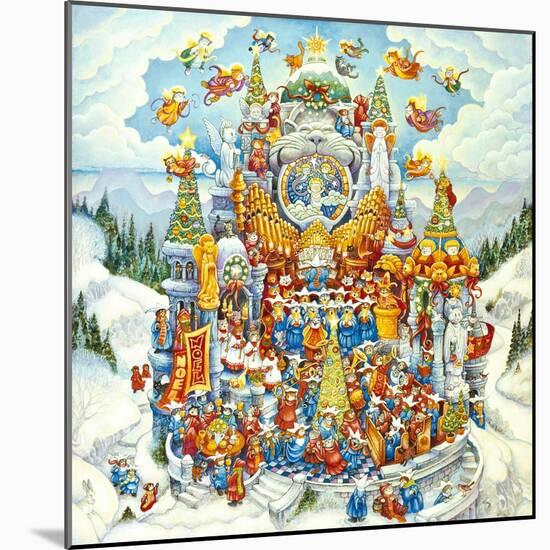 Holy Cats Do Christmas-Bill Bell-Mounted Giclee Print