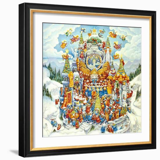 Holy Cats Do Christmas-Bill Bell-Framed Giclee Print