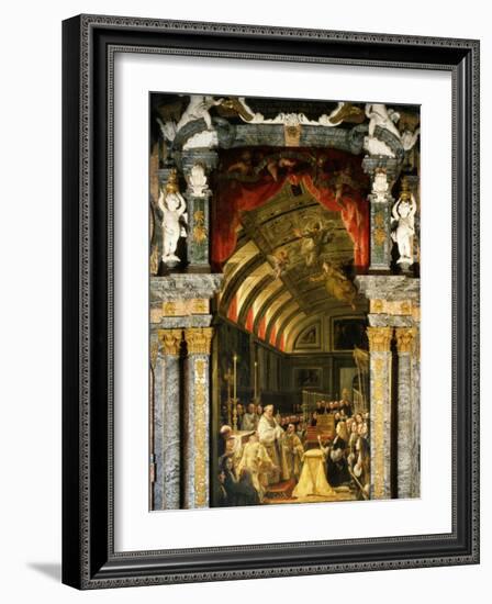 Holy Communion of Charles II, 1661-1700, King of Spain-Claudio Coello-Framed Photographic Print