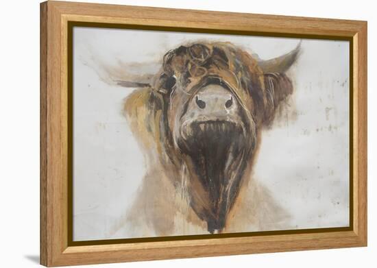 Holy Cow, 2016-Lou Gibbs-Framed Premier Image Canvas