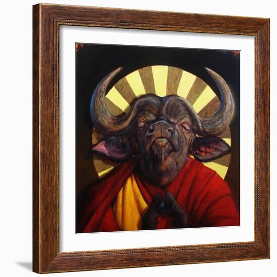 Holy Cow II-Lucia Heffernan-Framed Art Print