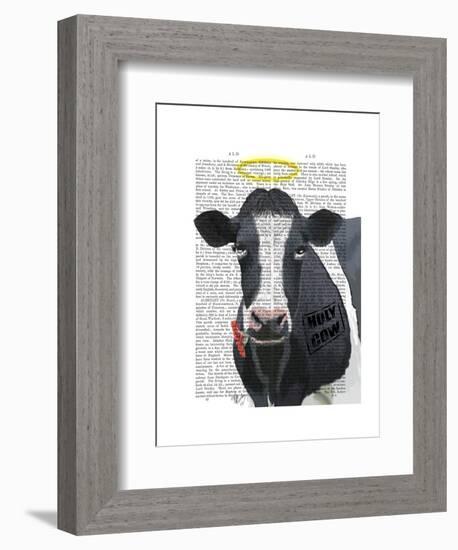 Holy Cow-Fab Funky-Framed Art Print