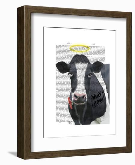 Holy Cow-Fab Funky-Framed Art Print