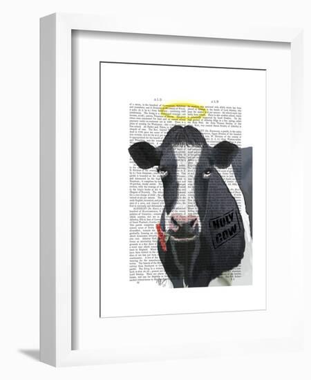 Holy Cow-Fab Funky-Framed Art Print