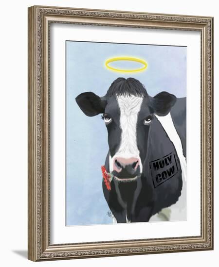 Holy Cow-Fab Funky-Framed Art Print