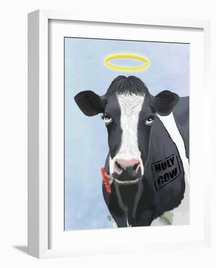 Holy Cow-Fab Funky-Framed Art Print