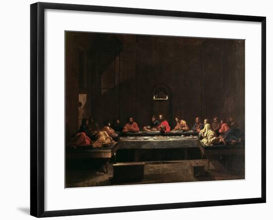 Holy Eucharist, C.1638-40-Nicolas Poussin-Framed Giclee Print