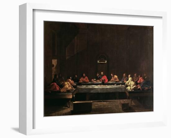 Holy Eucharist, C.1638-40-Nicolas Poussin-Framed Giclee Print