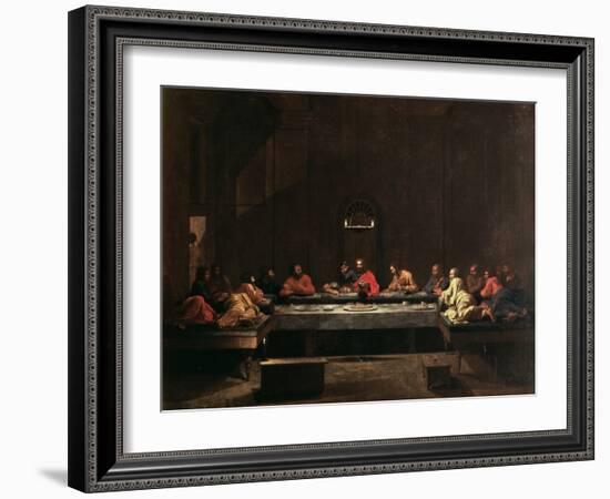 Holy Eucharist, C.1638-40-Nicolas Poussin-Framed Giclee Print