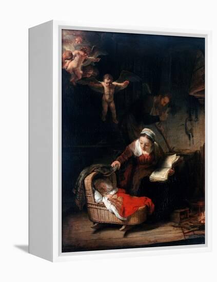 Holy Family by Rembrandt van Rijn-null-Framed Premier Image Canvas