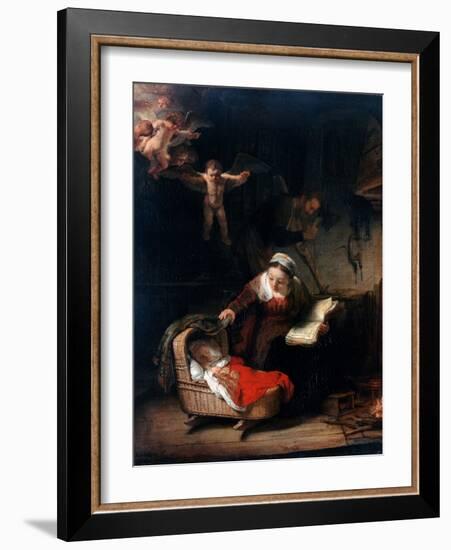 Holy Family by Rembrandt van Rijn-null-Framed Photographic Print