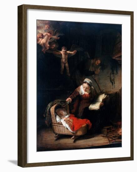 Holy Family by Rembrandt van Rijn-null-Framed Photographic Print