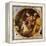 Holy Family (Tondo)-Andrea Vaccaro-Framed Premier Image Canvas