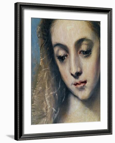 Holy Family with Saint Anne-El Greco-Framed Giclee Print